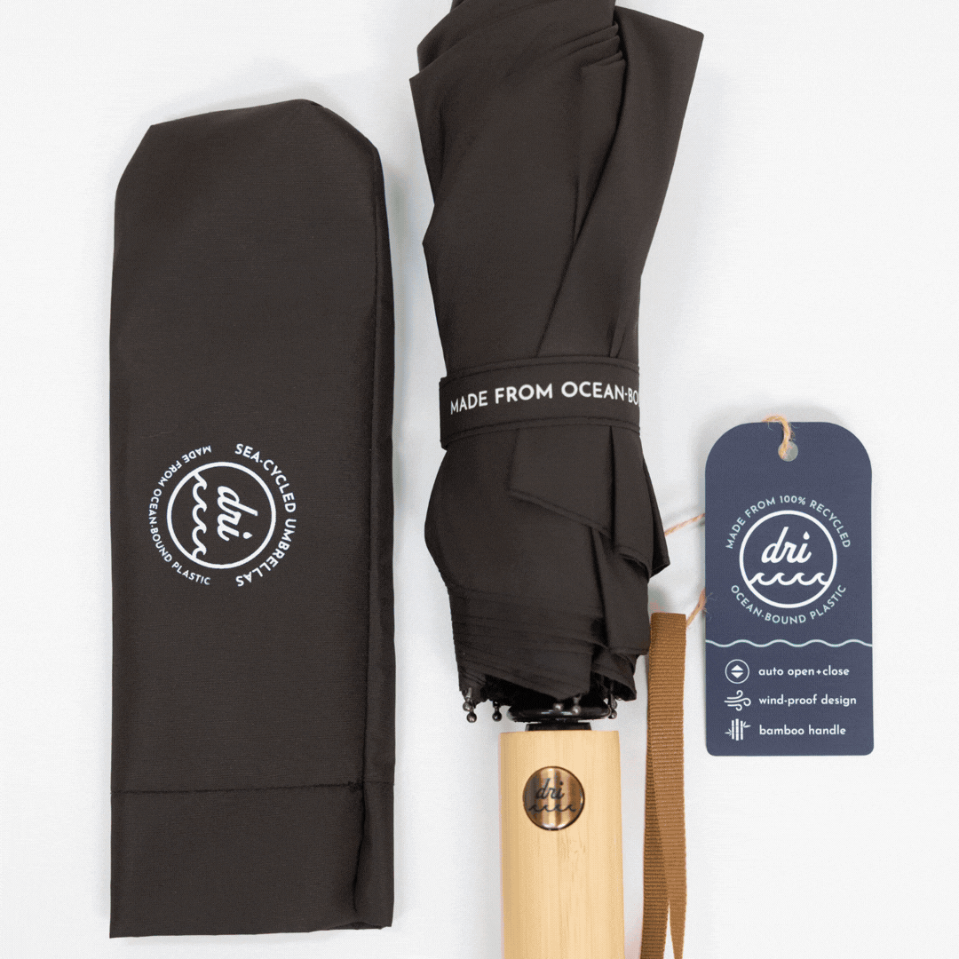 dri umbrellas recycled plastic